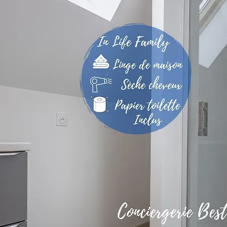 ✰ In Life Family -4 Pers - Wifi- Boite A Clef ✰ アパート